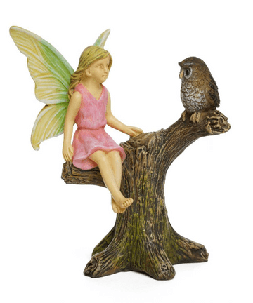 Woodland Knoll - Owl Roost - Fairy , Owl & Tree