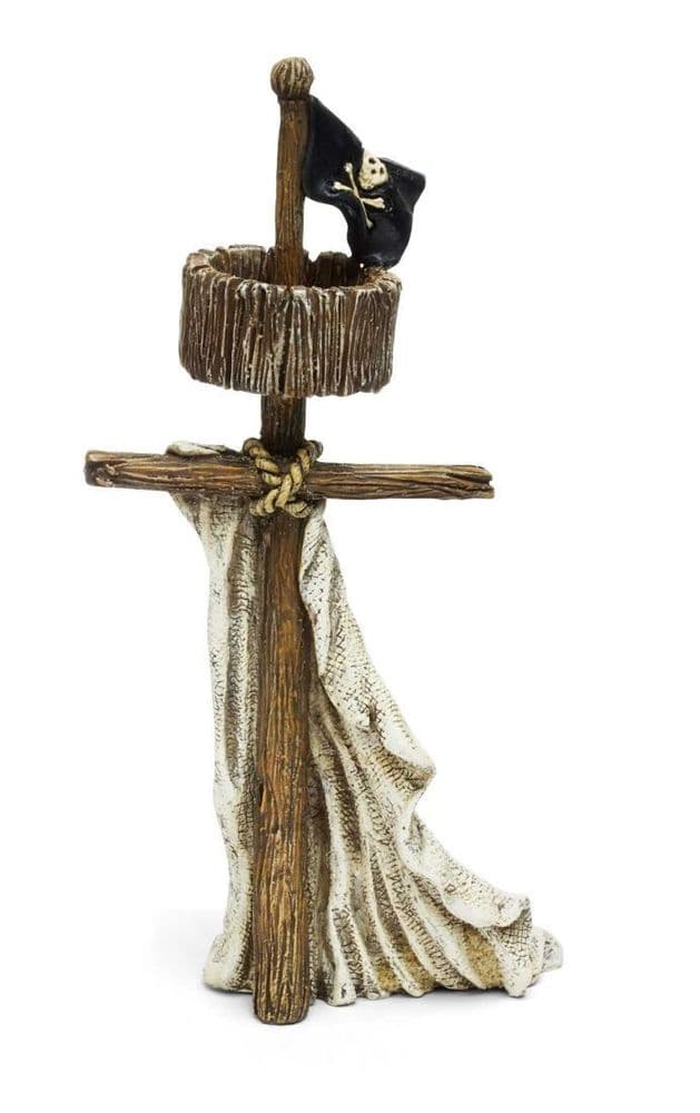 Woodland Knoll - Crows Nest - Miniature Garden shipwreck.