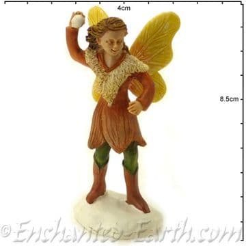 Woodland Knoll Vintage Style - Winter Snowball Fairy