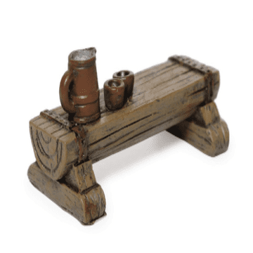 Woodland Knoll - Woodland Log Bench Tea Table -7.5cm
