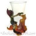 Woodland Pixie with Glass Flower Vase.