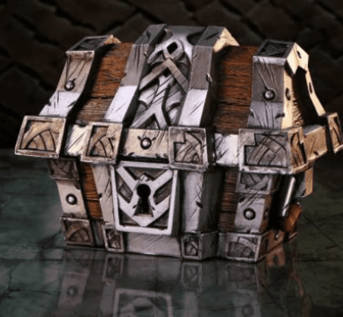 World of Warcraft - Silverbound Treasure Chest Box.