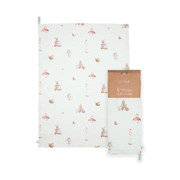 Wrendale Design Cotton Tea Towel - Garden Friends
