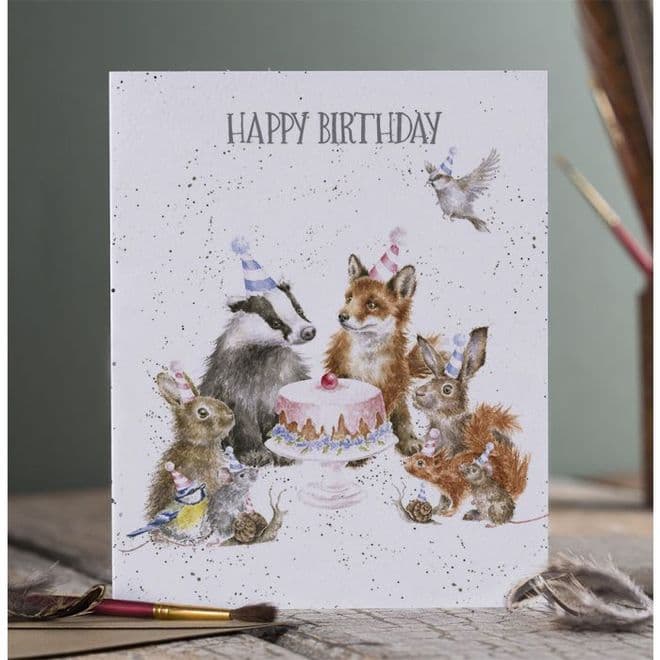 Wrendale Design - Happy Birthday Animals - Greeting Card.