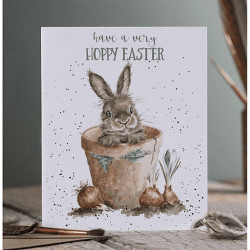 Wrendale Design - Hoppy Easter - Greeting Card