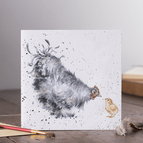 Wrendale Design - Mother Hen - Greeting Card.