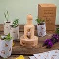 Wrendale - Garden Press Paper Pot Press - Born to be wild.