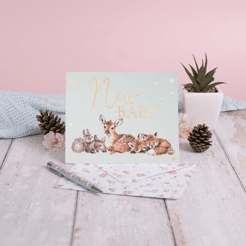 Wrendale - Little Forest -New Baby Greeting Card