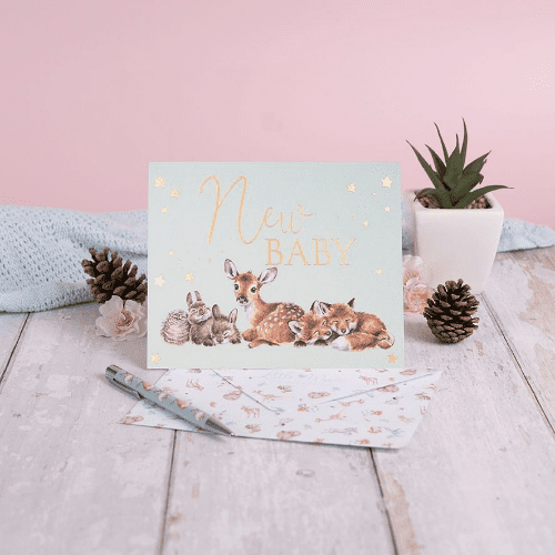 Wrendale - Little Forest -New Baby Greeting Card.
