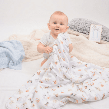 Wrendale Little Paws - Soft Baby Blanket