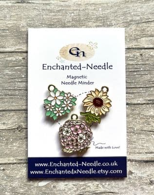 3 x Floral Needle Minders