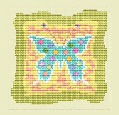 Butterfly Patch Card - CA150238