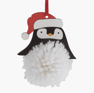 Christmas Penguin Pom Pom Kit