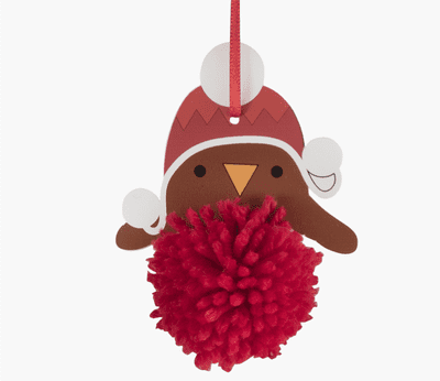 Christmas Robin Pom Pom Kit