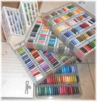 Complete Set 500 DMC Skeins With Storage