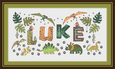 Dinosaur Name Sampler