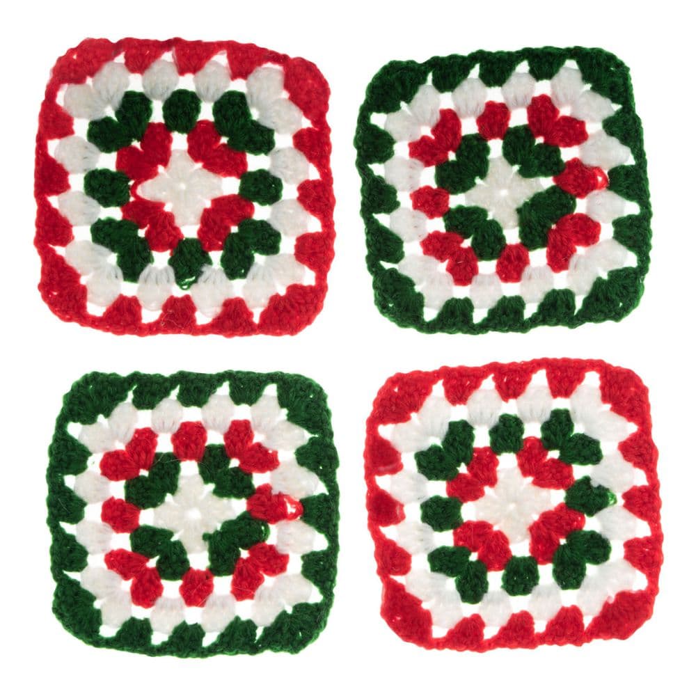 Festive Granny Squares Crochet Kit