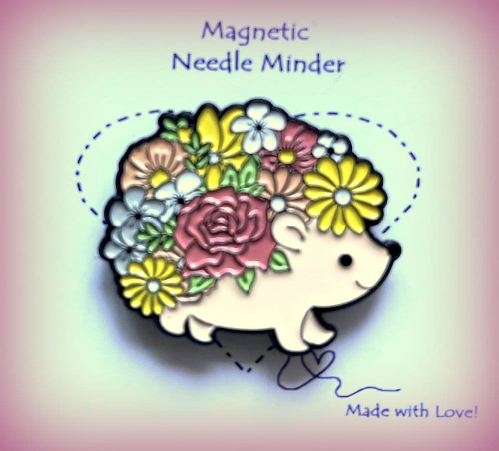 Hedgehog Floral Needle Minder