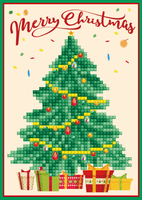 Merry Christmas Tree Card Kit