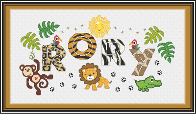 Safari Jungle Name Sampler