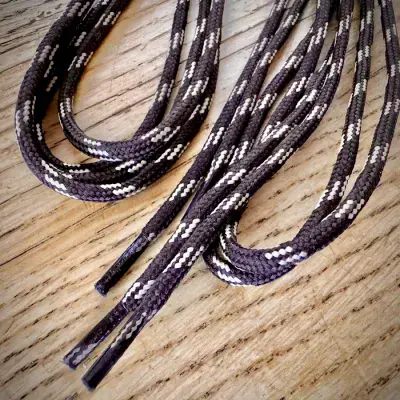 Altberg Boot Laces, Brown Fleck