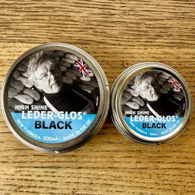 Altberg Leder GLOS, Black Boot Polish