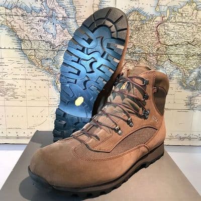 Altberg Military Base Boot Mk2, Suede, MOD Brown, Vibram Sole