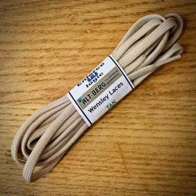 Altberg Shoe Laces, Tan for Green Wensley Shoes