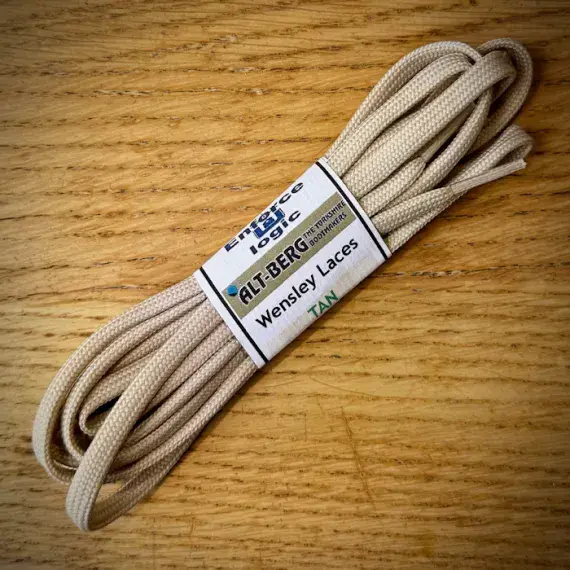 Altberg Tan laces for Green Wensley Lightweight leisure shoes blue