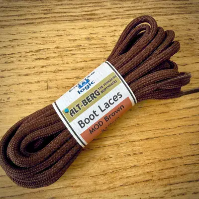 Altberg Standard Boot Laces, Brown