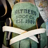 Altberg wensley leisure shoes green suede
