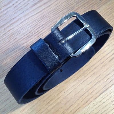 Black Leather Duty Belt PWL 809 1 & 1/4