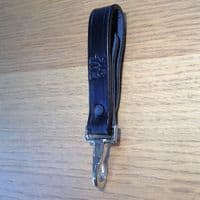 Black Leather Keystrap / Hook PWL 9114