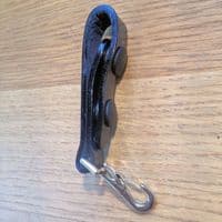 Black Leather Keystrap / Hook PWL 9114