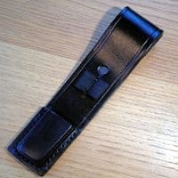Black Leather Pen Holder PWL 9118