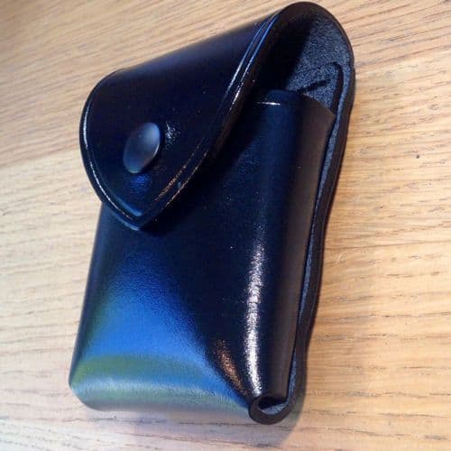 Black Leather Personal Protection Pack Holder/Pouch PWL 9104