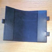 Black Leather Pocket Notebook Cover PWL 9131