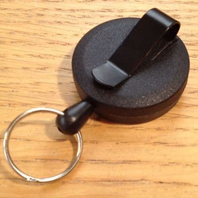 Nylon Cord Mini Reel,EL KR06  Black