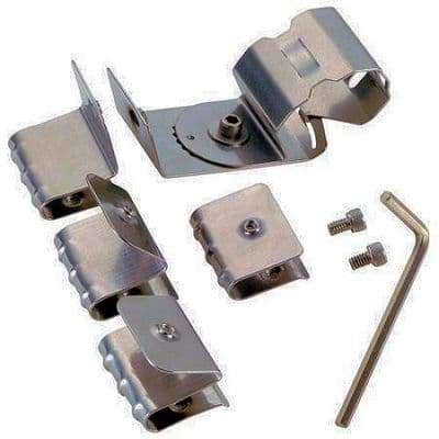 Peli 760 Helmet Bracket, Stainless Steel, for Peli lights