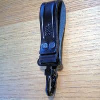 PWL 9116 Black Leather Key / Radio Hook