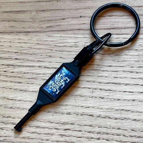 ZT TBL 06 Thin Blue Line Wales Welsh Dragon Police Handcuff Key,