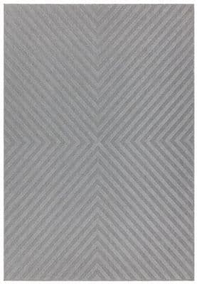 Antibes Light Grey Arrow Rug