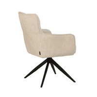 Arielli - Cream 360° Auto Swivel Return Dining Chair