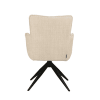 Arielli - Cream 360° Auto Swivel Return Dining Chair