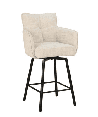 Arielli - Cream 360° Swivel Barstool