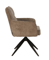 Arielli - Light Mocha 360° Auto Swivel Return Dining Chair
