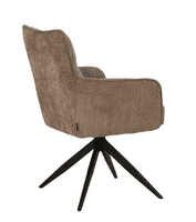 Arielli - Light Mocha 360° Auto Swivel Return Dining Chair