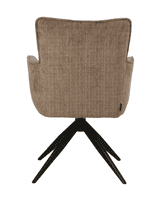 Arielli - Light Mocha 360° Auto Swivel Return Dining Chair