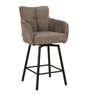 Arielli - Light Mocha 360° Swivel Barstool