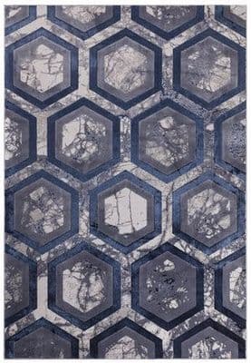 Aurora Hexagon Rug